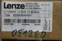 Lenze EZN3A0500H007 Netzfilter unused