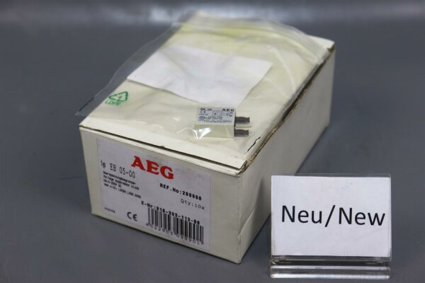 AEG EB05-00 &Uuml;berspannungsbegrenzer 209990 10 St&uuml;ck unused OVP