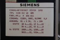 Siemens Simatic S5 6EV2031-4EC Power Supply 220V/240V 10A E220 G5/10WRG Used OVP