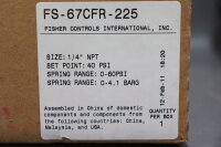 Fisher LOC 870 FS-67CFR-225 Druckventil 1/4 NPT 0-60PSI Unused OVP