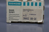 Siemens 3UA52 00-1E 3UA52001E &Uuml;berlastrelais 2,5-4A unused ovp