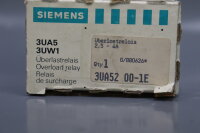 Siemens 3UA52 00-1E 3UA52001E &Uuml;berlastrelais 3UAW1...