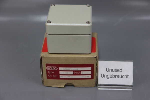 Rolec AS 080 Universalgeh&auml;use aluNORM 80x80x60mm Aluminium Unused OVP