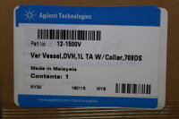 Agilent TruAlign DVH glass vessel with collar 1L Calibrated 12-1500V Unused
