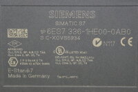 Siemens SIMATIC S7 Analogeingabe 6ES7336-1HE00-0AB0 Unused