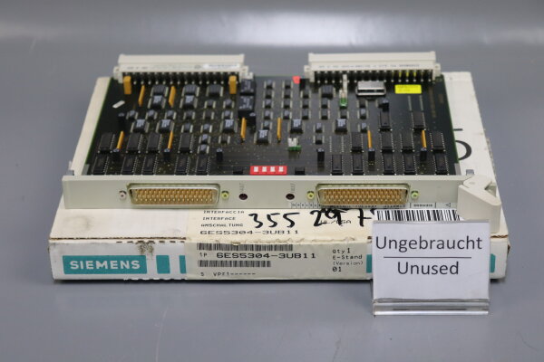 Siemens Simatic S5 6ES5304-3UB11 E-Stand 1 Interface Module unused OVP