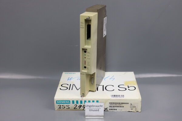 Siemens Simatic S5 6ES5 943-7UB11 E-Stand 6 CPU Unused OVP