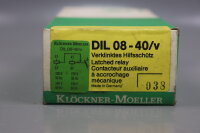 Kl&ouml;ckner Moeller DIL 08-40/v DIL0840v Verlinktes Hilfssch&uuml;tz unused OVP