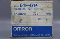 OMRON 61F-GP Floatless Level Switch 61FGP 220VAC Unused OVP