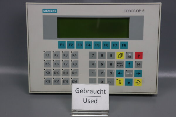 Siemens Bedienpanel OP15-C2 6AV3515-1MA32 Defekt