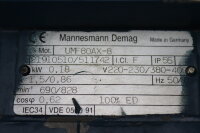 Demag UMF 80 AX-8 Motor 0,18kW + AFM05 L--M-0-3-20-1/116 Getriebe i=58,1 used