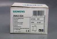 Siemens 3NA3824 NH-Sicherungseinsatz NH000 80A 3 St&uuml;ck Unused OVP