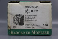 Kl&ouml;ckner Moeller PKZM3-40 Schaltereinsatz 32-40 A PKZM 3-40 unused OVP