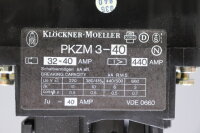 Kl&ouml;ckner Moeller PKZM3-40 Schaltereinsatz 32-40 A PKZM 3-40 unused OVP