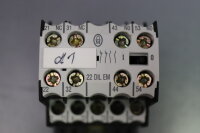 Moeller Kl&ouml;ckner DILEM-10 Leistungssch&uuml;tz + 22DILEM Kontaktblock Used