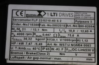 LTI Drives FLP 22/0210-40 S 2 Stromag NFH 2,5-H2/BA Getriebemotor used