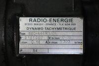 Radio-Energie RE0-444R1/CA Dynamo Tachymetrique 604359 Tachogenerator Used