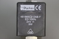 Parker 481865C2 D5B F Magnetventil 10bar 9W unused
