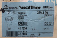 Walther 379409 2 Stk. Wasserdichte Kupplung 125A 230V VS05SP4 BS4343 unused OVP