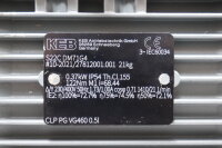 KEB S22C DM71G4 Getriebemotor 0,37 kW 1410/21 rpm S22CDM71G4 + BS2B2 SG1 used