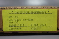 Haussener Electronic MF115-3 S-Nr. 0002 220-240V Zeitrelais Unused OVP