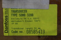 Danfoss Sonoflo Sono 3200 Transducer 085B5413 unused OVP