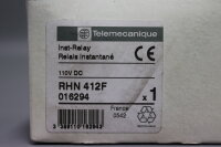 Telemecanique RHN 412F 016294 Inst-Relay 110VDC RHN412F...