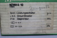 Moeller Kl&ouml;ckner NZMH4-10 079059 3pol.-Leistungsschalter Unused OVP