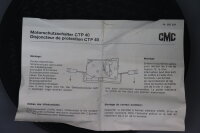 CMC CTP40 TP40 Motorschutzschalter 500300030 500 300 030 Schaltereinsatz unused ovp