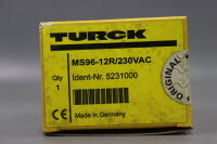 Turck MS96-12R/230VAC 5231000 Str&ouml;mungs&uuml;berwachung MS96  OVP Sealed