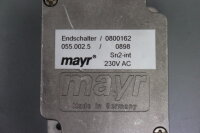 Mayr Endschalter 0800162 055.002.5 / 0898 Sn2-int 230VAC Unused