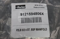 Parker 9121594806X Pneumatik Anschlussplatte P2LB 5/2...