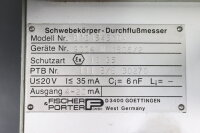 Fischer &amp; Porter Schwebek&ouml;rper Durchflu&szlig;messer D10A5451DA 200l/h Used