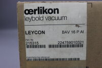 Oerlikon Leybold vacuum 215315 1224759010321 Leycon BAV16PAI Unused OVP