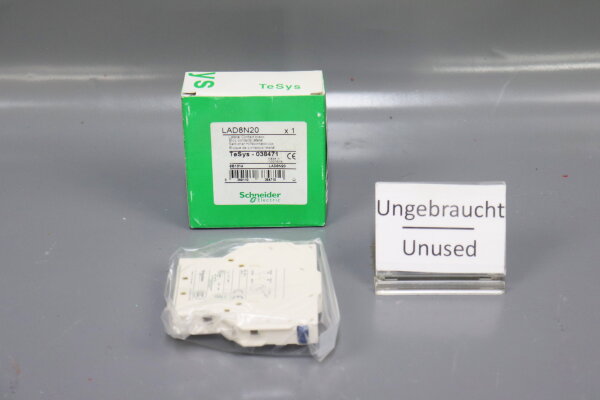 Schneider Electric LAD8N20 Seitlicher Hilfsschalterblock 038471 Unused OVP