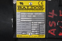 Baldor W116/1428 19325E Servomotor D12112202 Klasse F 0.96NM 6000rpm Used