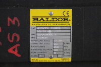 Baldor Q076/1135 24562E Servomotor D12121302 Klasse F 3.2NM 6000rpm Used
