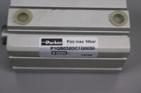 Parker Pneumatik Zylinder P1QS032DC7G0050 10 Bar Unused
