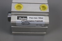 Parker Pneumatik Zylinder P1QS032DC7G0020 10 Bar Unused
