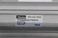 Parker Pneumatik Zylinder P1QS080DC7G0075 10 Bar Unused