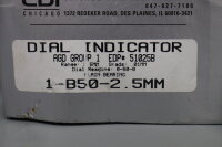CDI 1-B50-2.5mm DIAL INDICATOR EDP 51025B 0.01MM S/N980470331 Unused