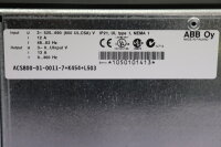 ABB ACS800-01-0011-7+K454+L503 Inverter + Control Panel CDP312R Used
