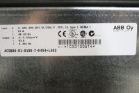ABB Frenquenzumrichter ACS800-01-0100-7+K454+L503 93A 300 Hz Used
