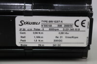 ST&Auml;UBLI SMV 62ST-A Servomotor 6000 r/pm 0,591KW 0,94-1,5Nm + Bremse 24V Unused