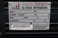 Parker Hauser HDX115A6-44S Servomotor 6000rpm 3.7Nm Feedback Type 21-B Used