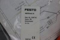 FESTO KMTR-AC-X Motorkabel Serie:T9 1M Unused