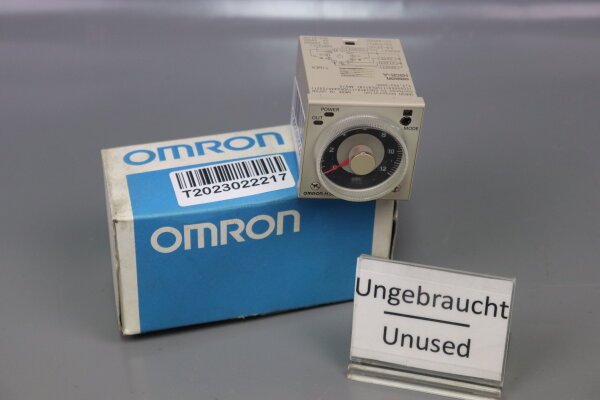 Omron H3CR Zeitrelais 0.05s-300h 12-48VDC 24-48VAC 50/60Hz Unused OVP