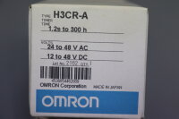 OMRON H3CR-A TIMER 1.2s-300h 24-48VAC 12-48VDC 50/60Hz...