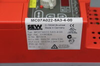 SEW Eurodrive MC07A022-5A3-4-00 Umrichter 8272514 380-500V 5,0A 2,2KW Used