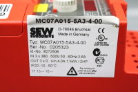 SEW Eurodrive MC07A015-5A3-4-00 Umrichter 8272506...